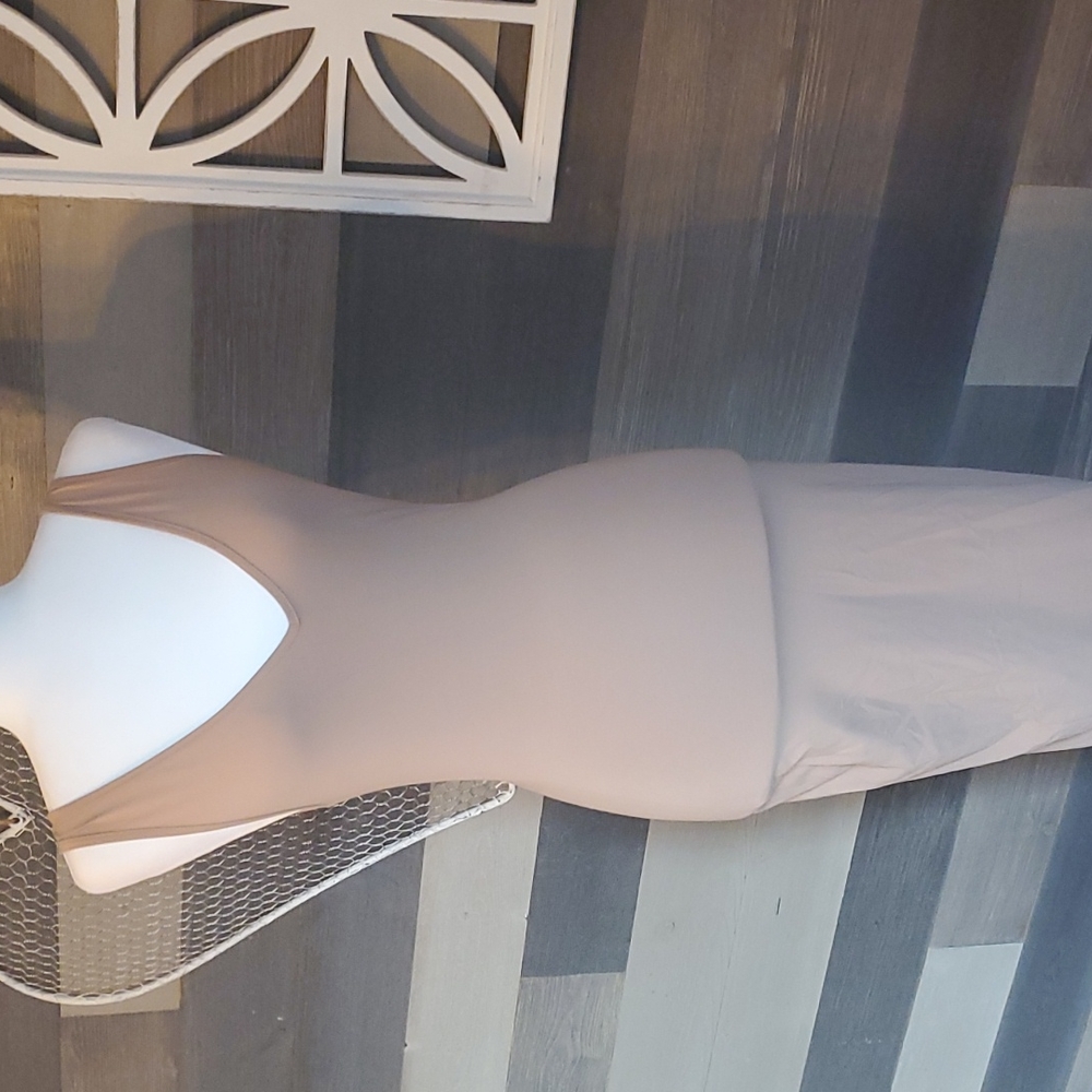 5/$25 Zara Nude Bodycon Dress | Slip Shapewear